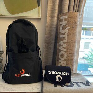 HOTWORX Bundle (Black Backpack with Yoga Mat, Towel and Bands, etc.)